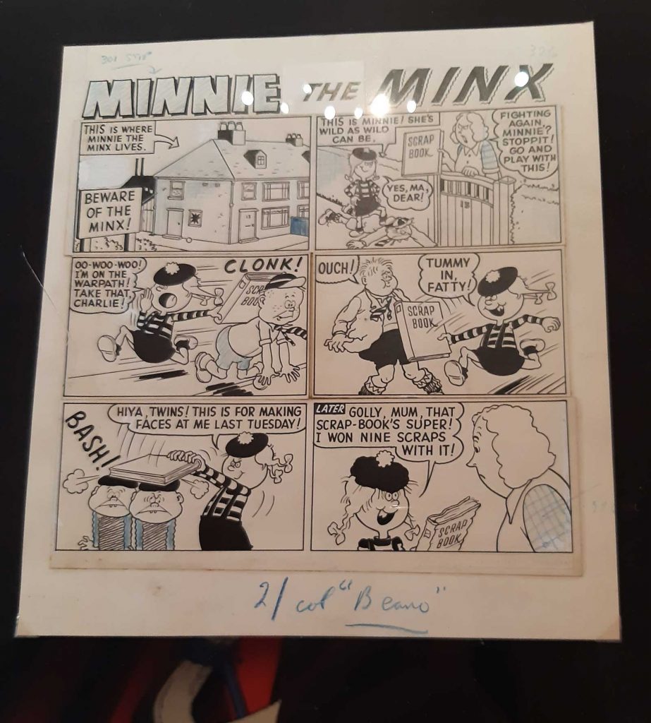 Beano: The Art of Breaking the Rules - Somerset House 2021 - 2022 - First Minnie the Minx
