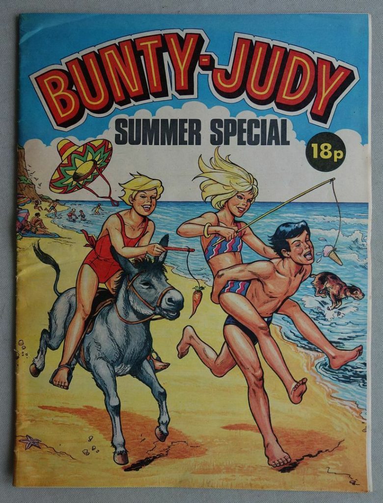 Bizarre cover! Bunty-Judy Summer Special 1976