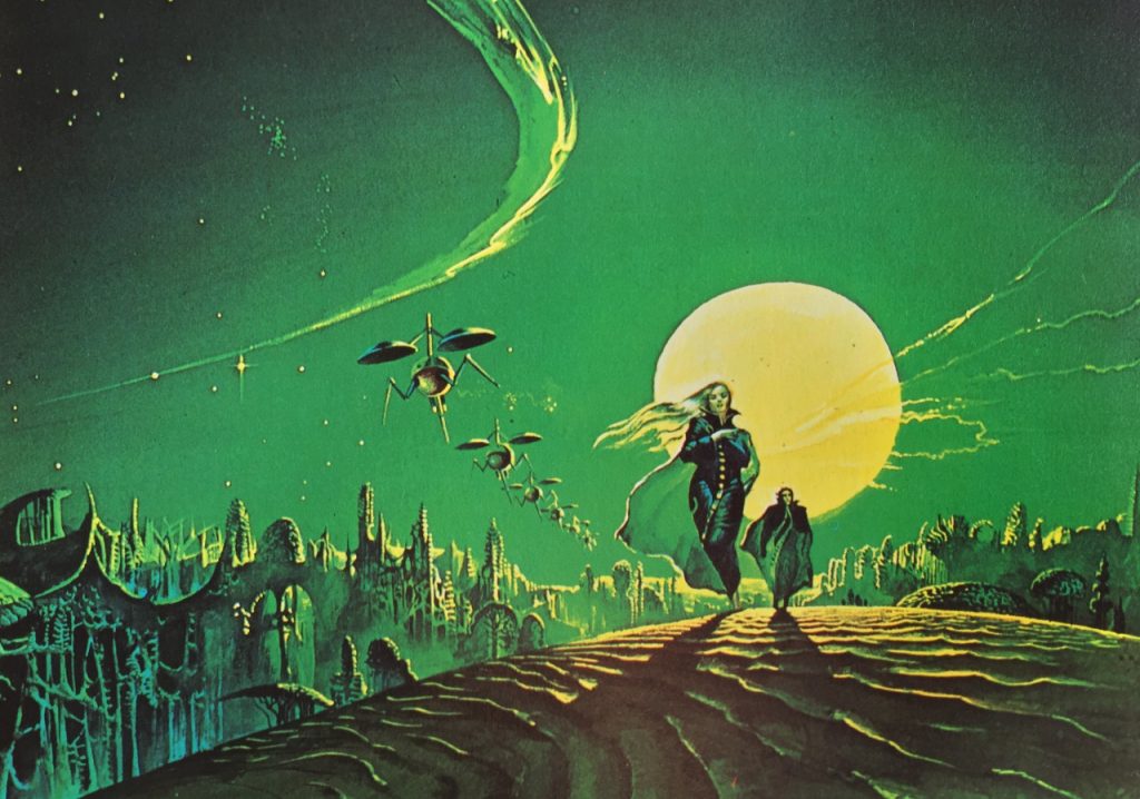 Children of Dune by Frank Herbert (New English Library) - cover by Bruce Pennington