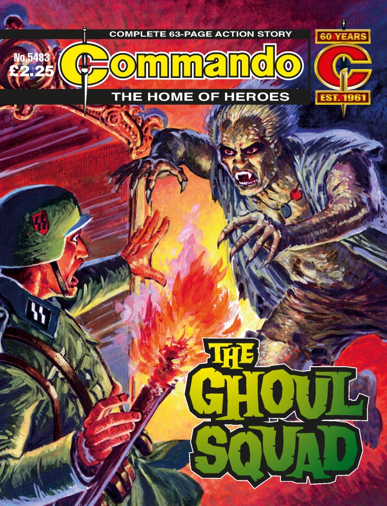 Commando 5483: Home of Heroes -The Ghoul Squad - cover by Manuel Benet