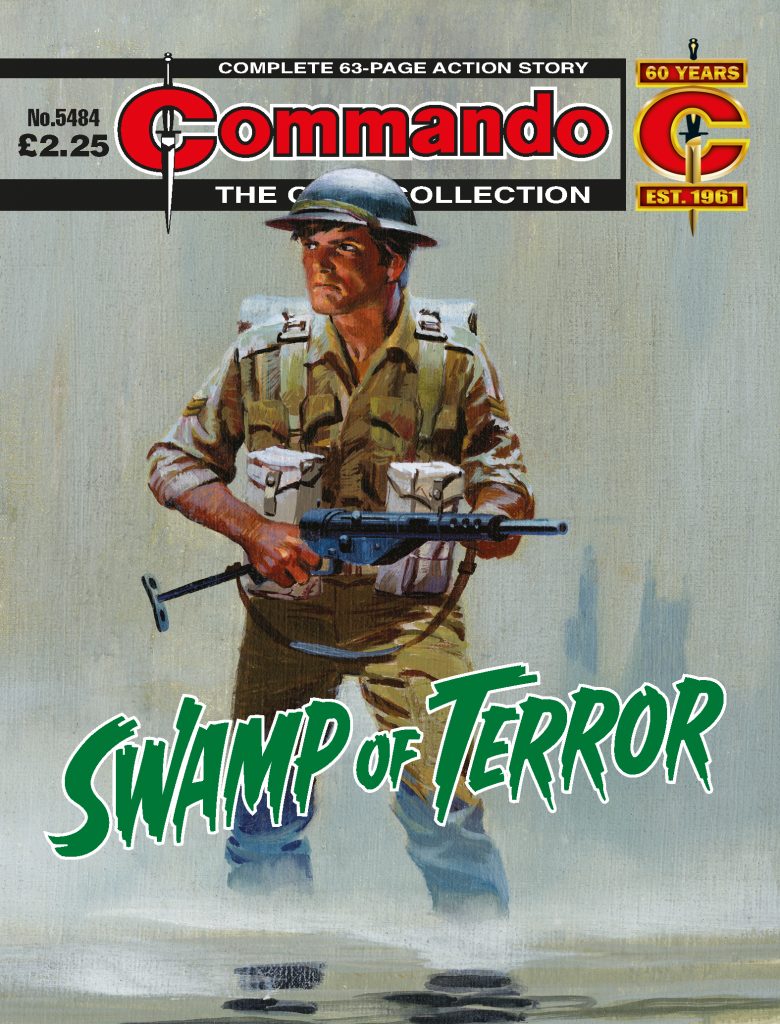 Commando 5484: Gold Collection - Swamp of Terror - cover by Penalva