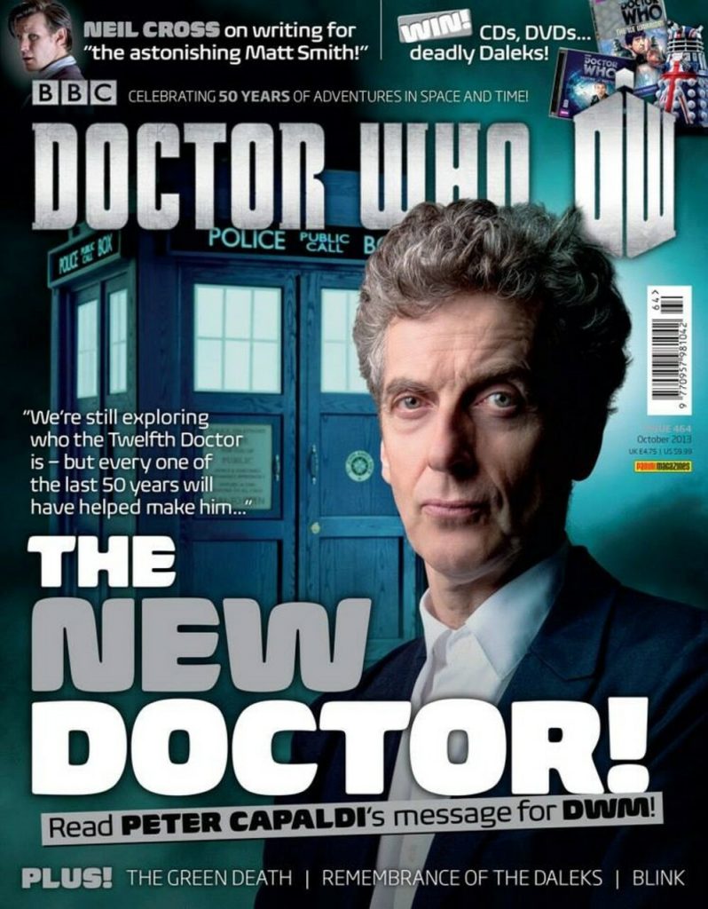 Doctor Who Magazine 464 - Peter Capaldi announced as the Doctor