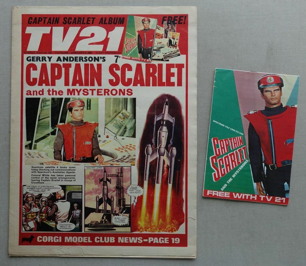 TV Century 21 No. 155 - cover dated 6th January 1968, with free gift