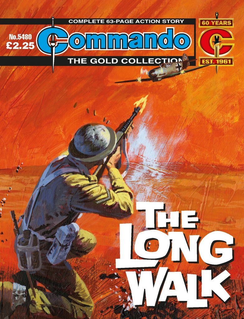 Commando 5480: Gold Collection-  The Long Walk - cover by Penalva