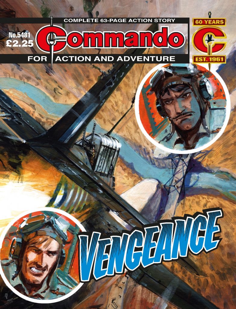 Commando 5481: Action and Adventure - Vengeance - cover by Keith Burns