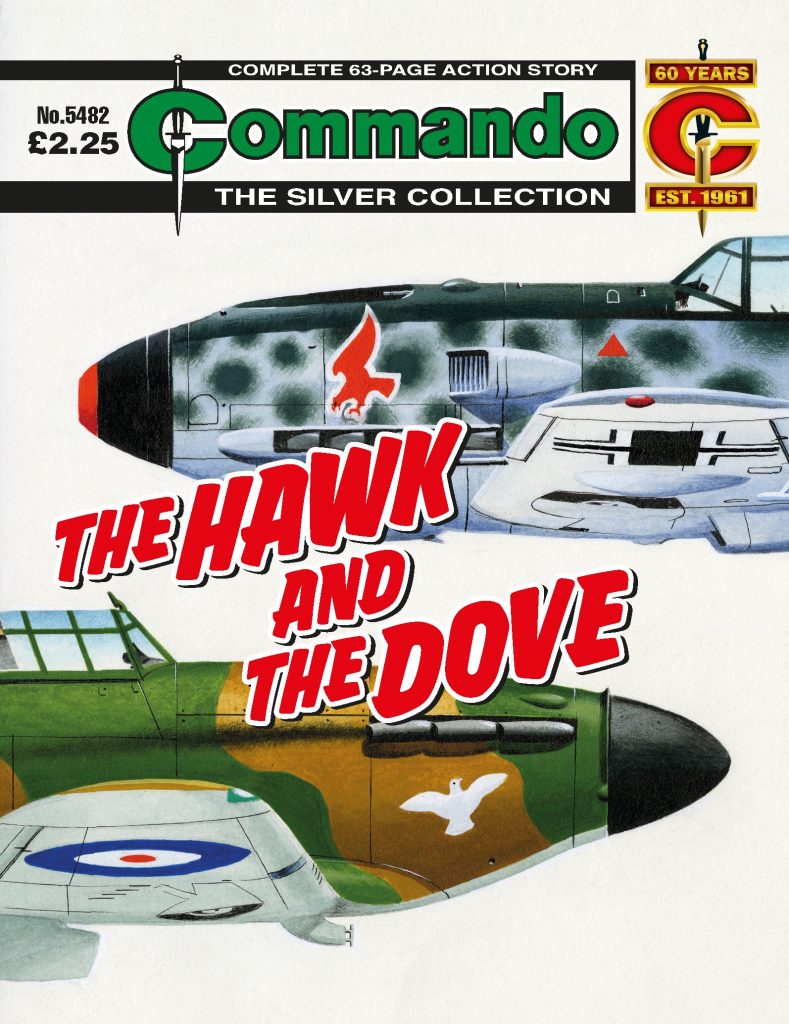 Commando 5482: Silver Collection - The Hawk and the Dove - cover by Ian Kennedy