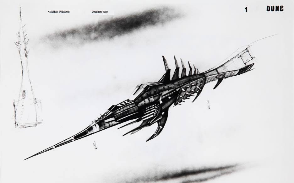Alejandro Jodorowsky “Dune” storyboard sample