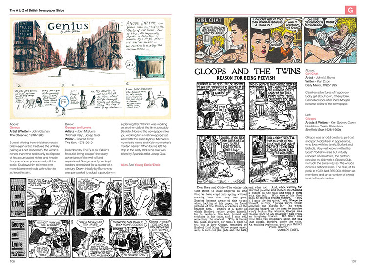 The A to Z of British Newspaper Strips Sample Pages
