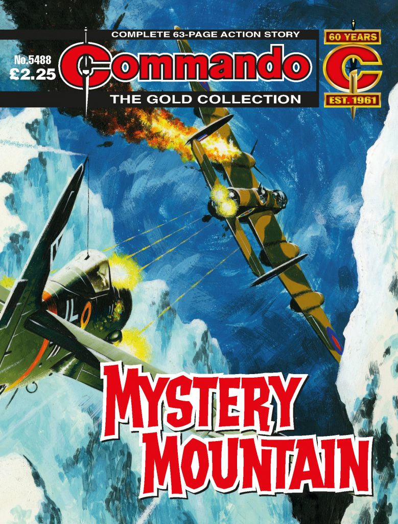 Commando 5488: Gold Collection - Mystery Mountain - cover by Ian Kennedy