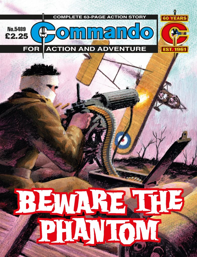 Commando 5489: Action and Adventure - Beware The Phantom - cover by Ian Kennedy