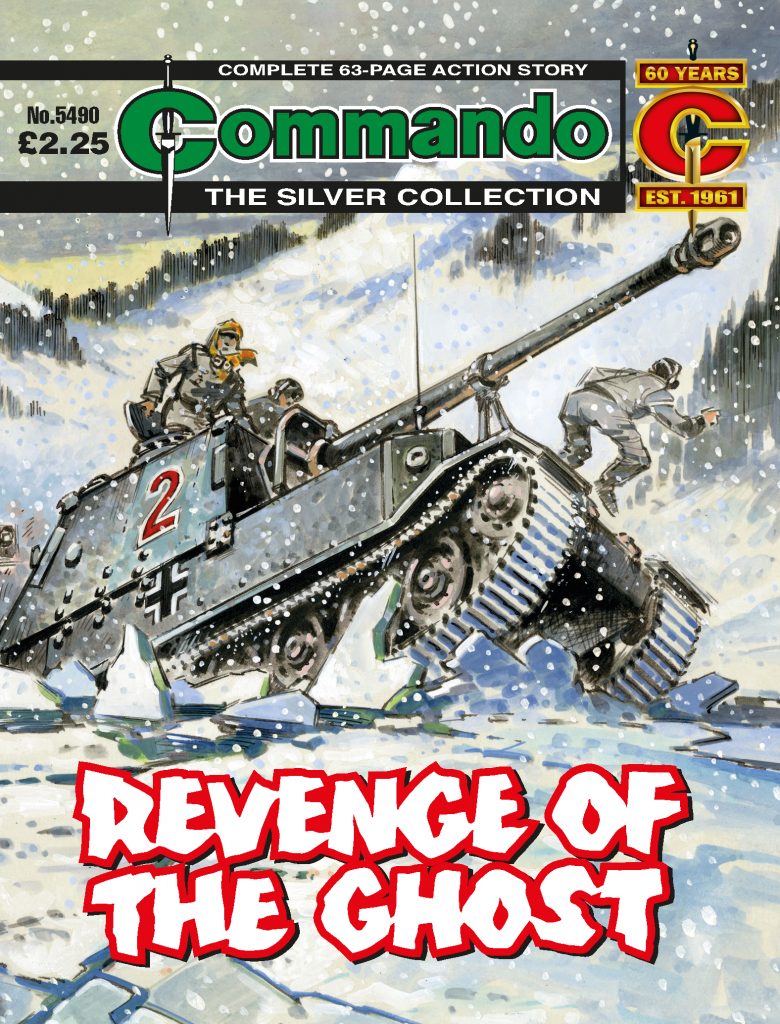 Commando 5490: Silver Collection - Revenge of the Ghost - cover by Jeff Bevan