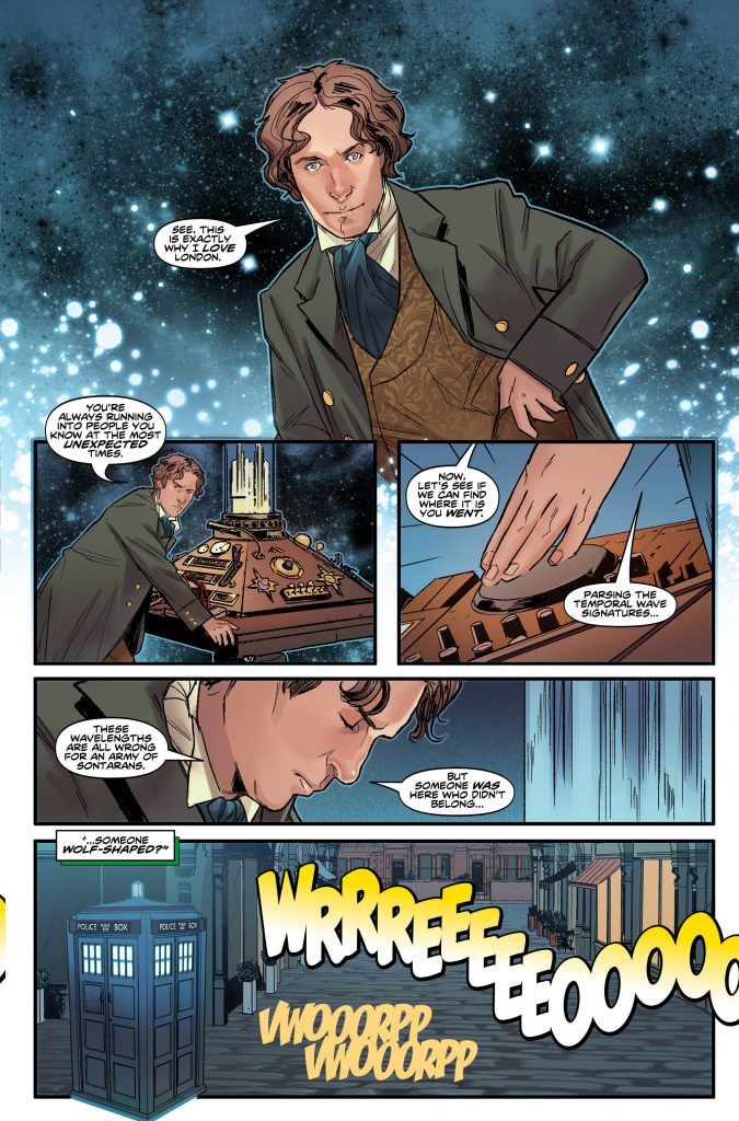 Doctor Who - Empire of the Wolf #1 - Sample Art