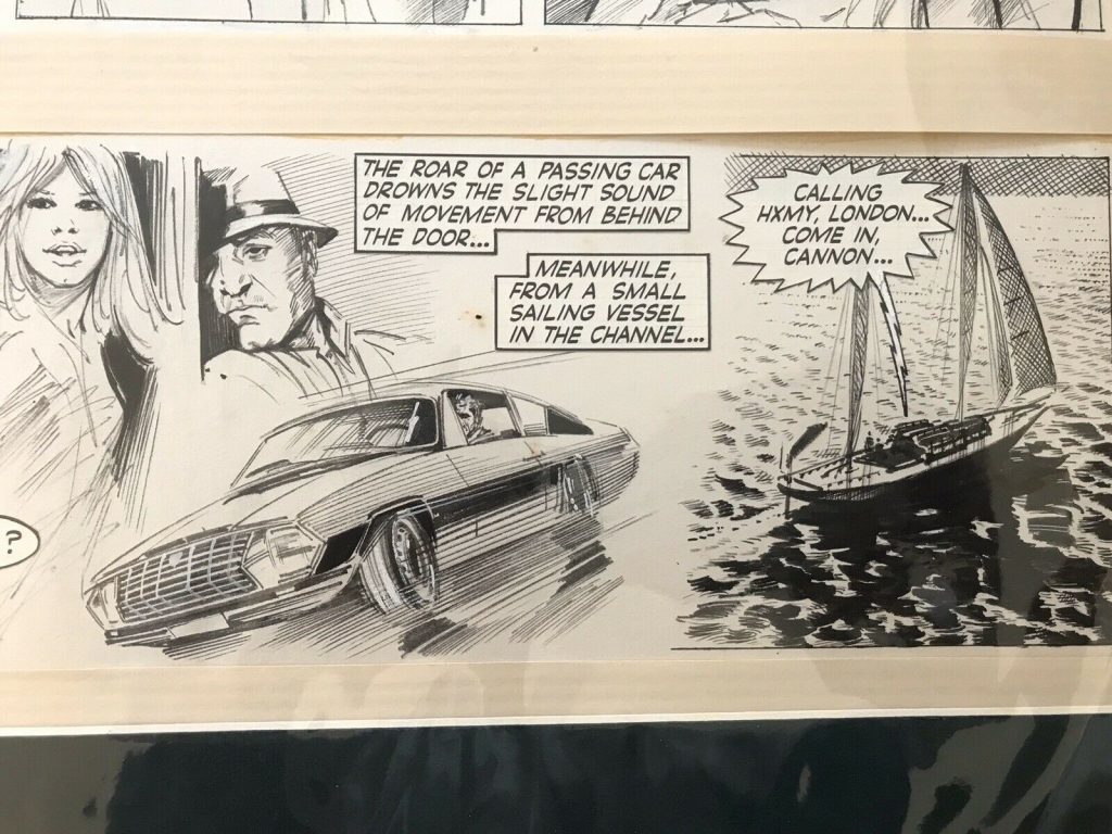 "Patti Moon”, drawn by Graham Coton, an unpublished newspaper strip commissioned by Associated Newspapers, writer unknown