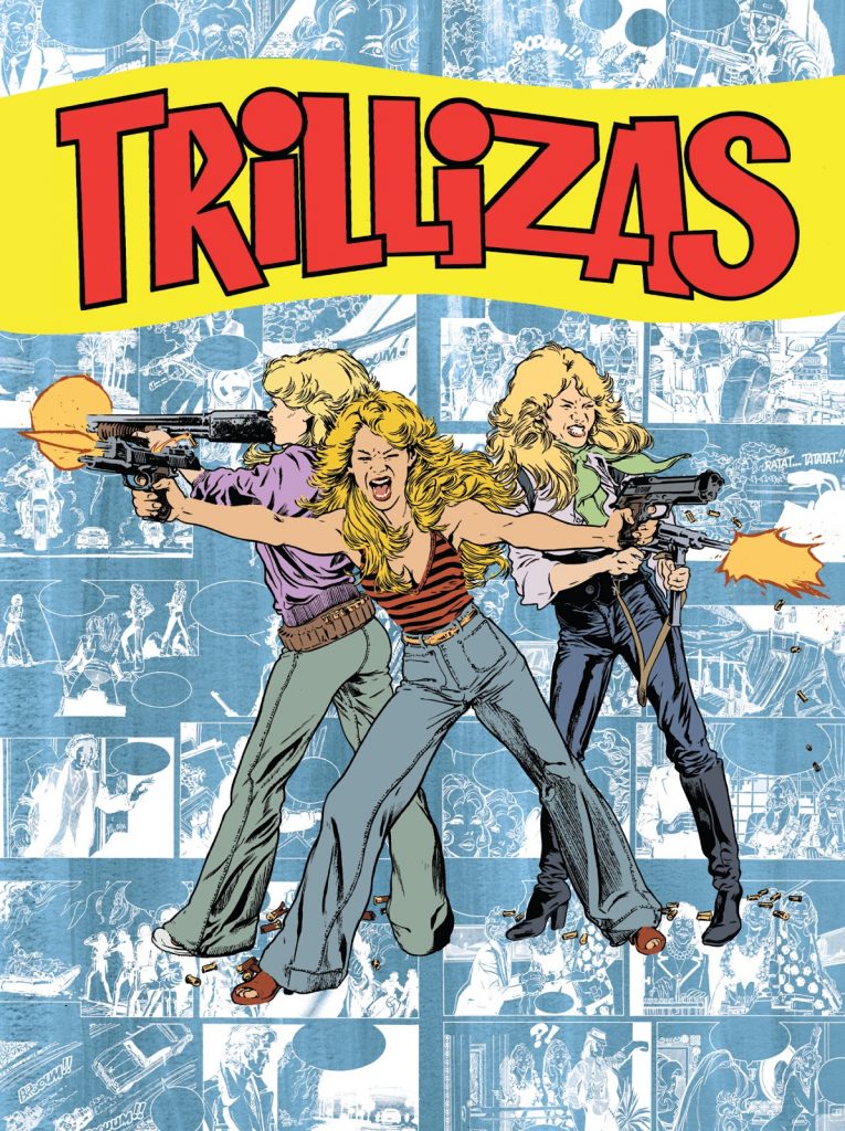 The proposed cover for a "Las Trillizas" collection. Art by  Jaume Rumeu