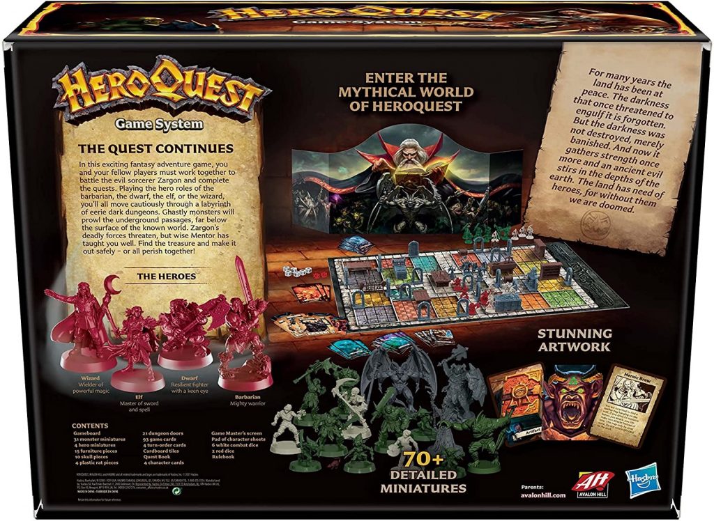 Avalon Hill HeroQuest Game System Board Game (2022)