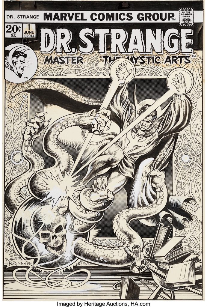 Frank Brunner’s Doctor Strange No. 1 Cover Original Art (Marvel, 1974)