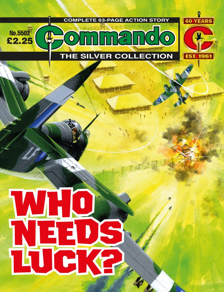 Commando 5502: Silver Collection - Who Needs Luck? - cover by Ian Kennedy 