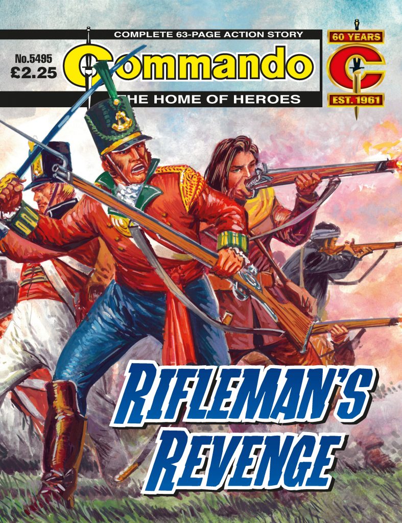 Commando 5495: Home of Heroes: Rifleman’s Revenge - Cover by Manuel Benet