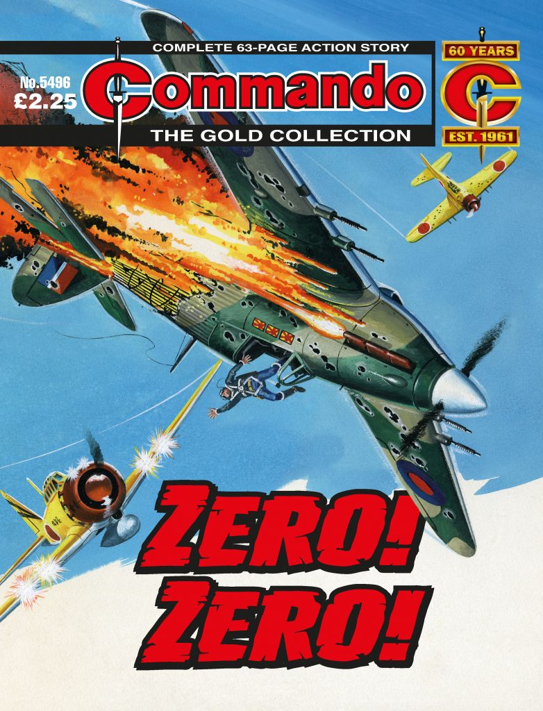 Commando 5496: Gold Collection - Zero! Zero! Cover by Ken Barr