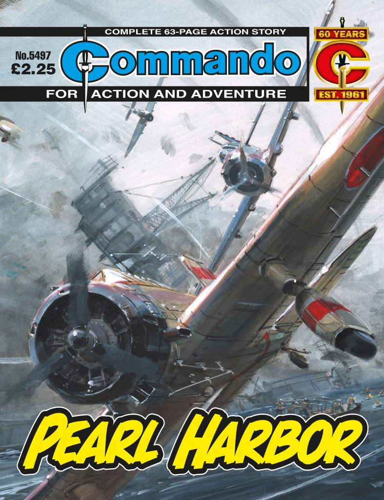 Commando 5497: Action and Adventure - Pearl Harbor - cover by Keith Burns