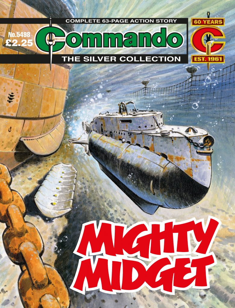 Commando 5498: Silver Collection - Mighty Midget Cover by Jeff Bevan
