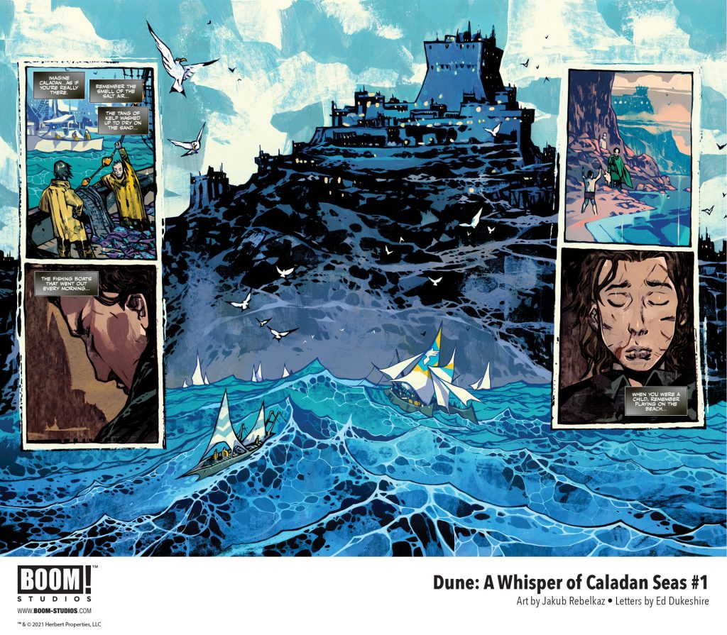 Dune - A Whisper of Caladan Seas #1 - Sample Art 5
