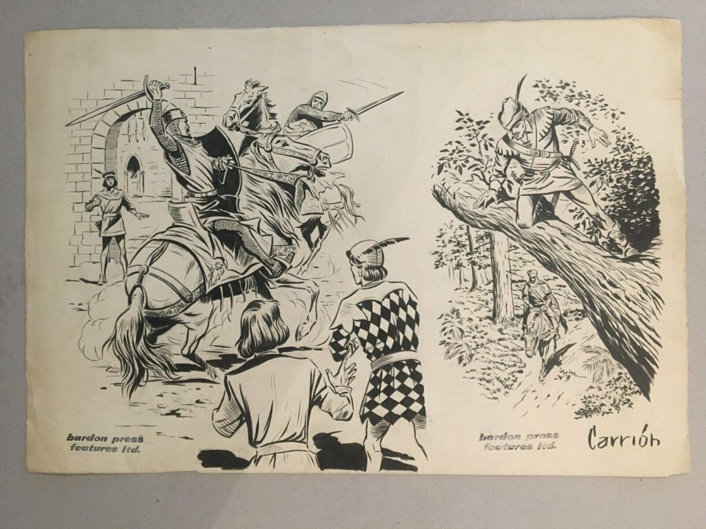 Robin Hood illustrations by Félix Carrion