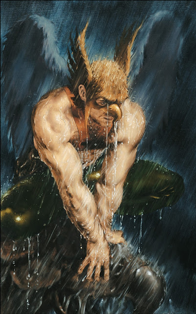 Hawkman #20 - cover by John Watson