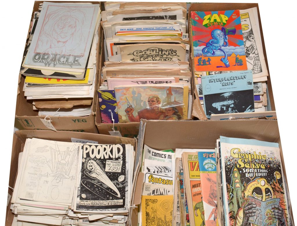 The Ian Penman Archive of comics fanzines