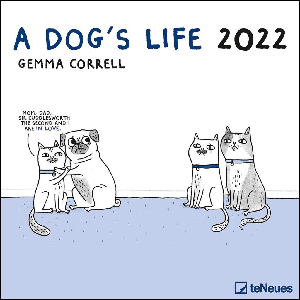 A Dog's Life Calendar by Gemma Correll 2022