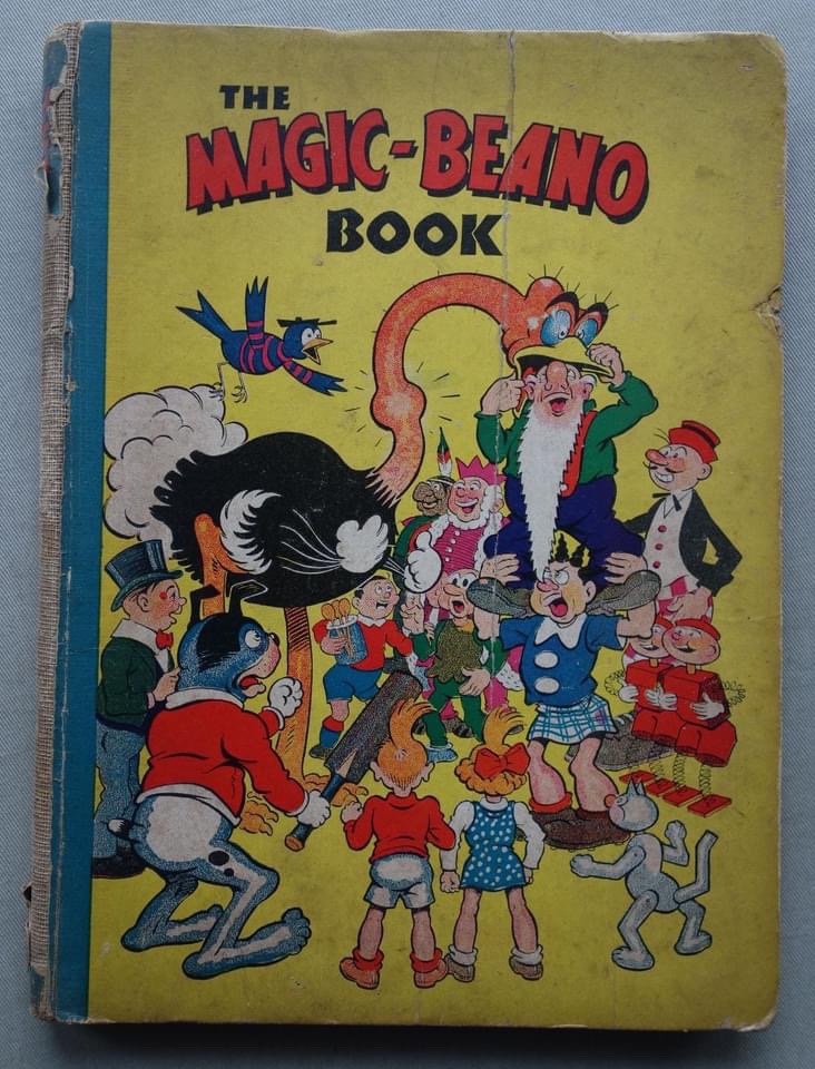 Magic-Beano Book 1947 with most spine missing, but complete
