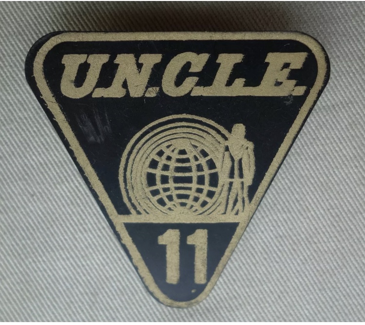 The Man From Uncle Shield Pin Badge No. 11 (1960s) Lone Star