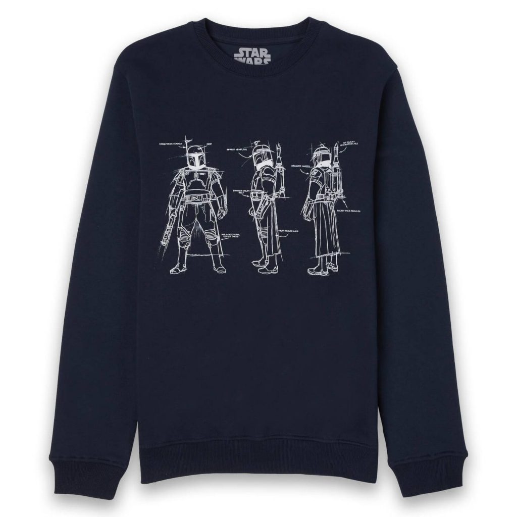 Book of Boba Fett - Star Wars Rotating Sketches Unisex Sweatshirt