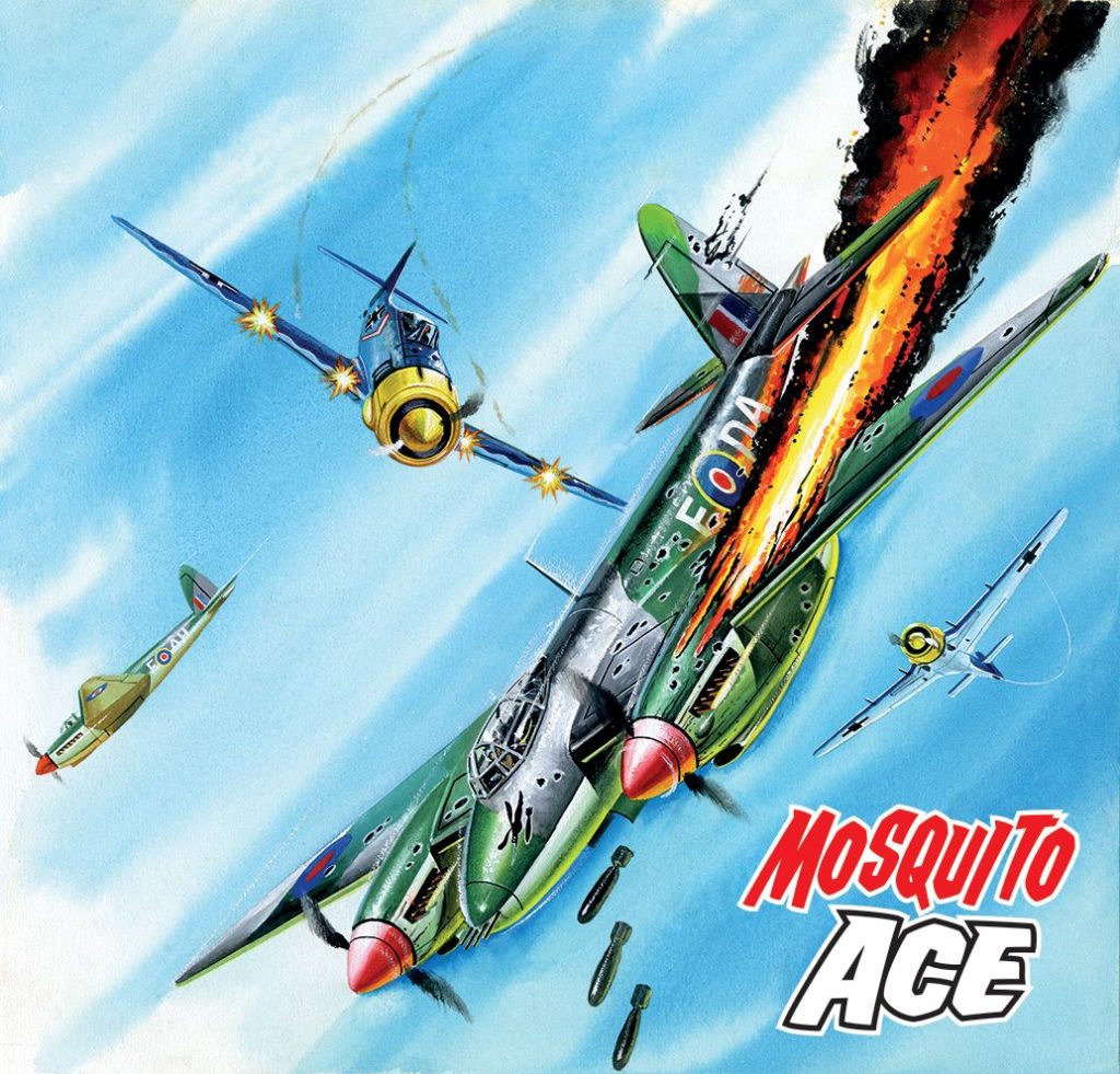 Commando 5504: Gold Collection: Mosquito Ace - cover by Ken Barr