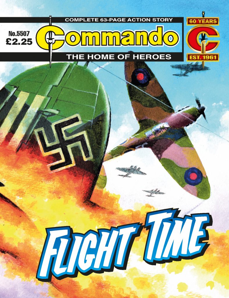 Commando 5507: Home of Heroes: Flight Time - cover by Ian Kennedy