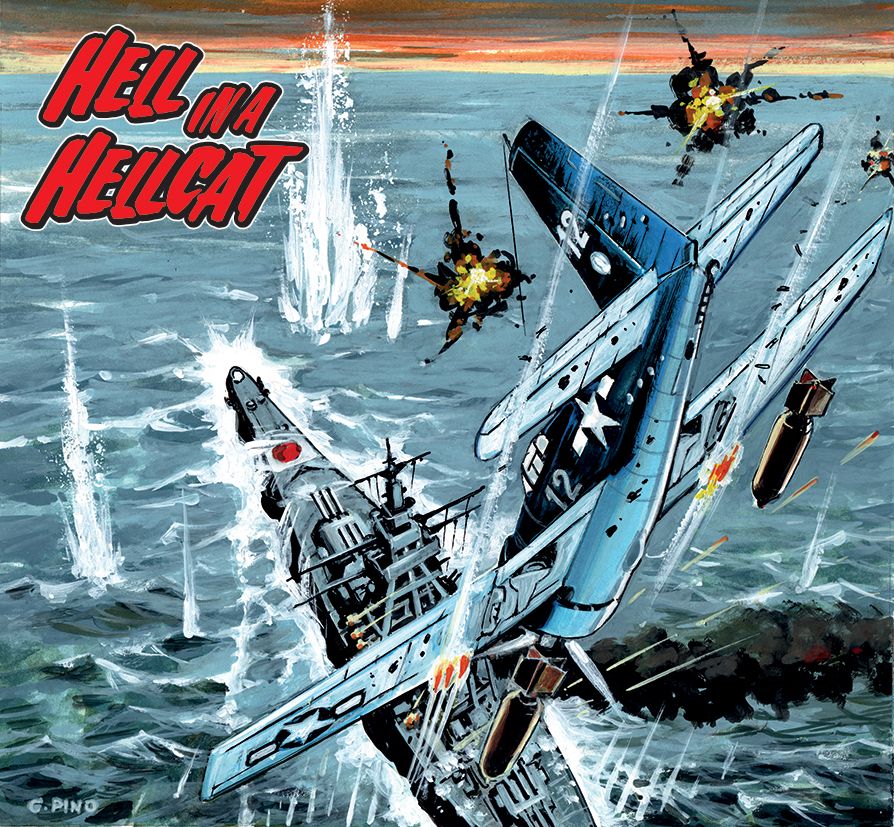 Commando 5509: Action and Adventure: Hell in a Hellcat - cover by Carlos Pino