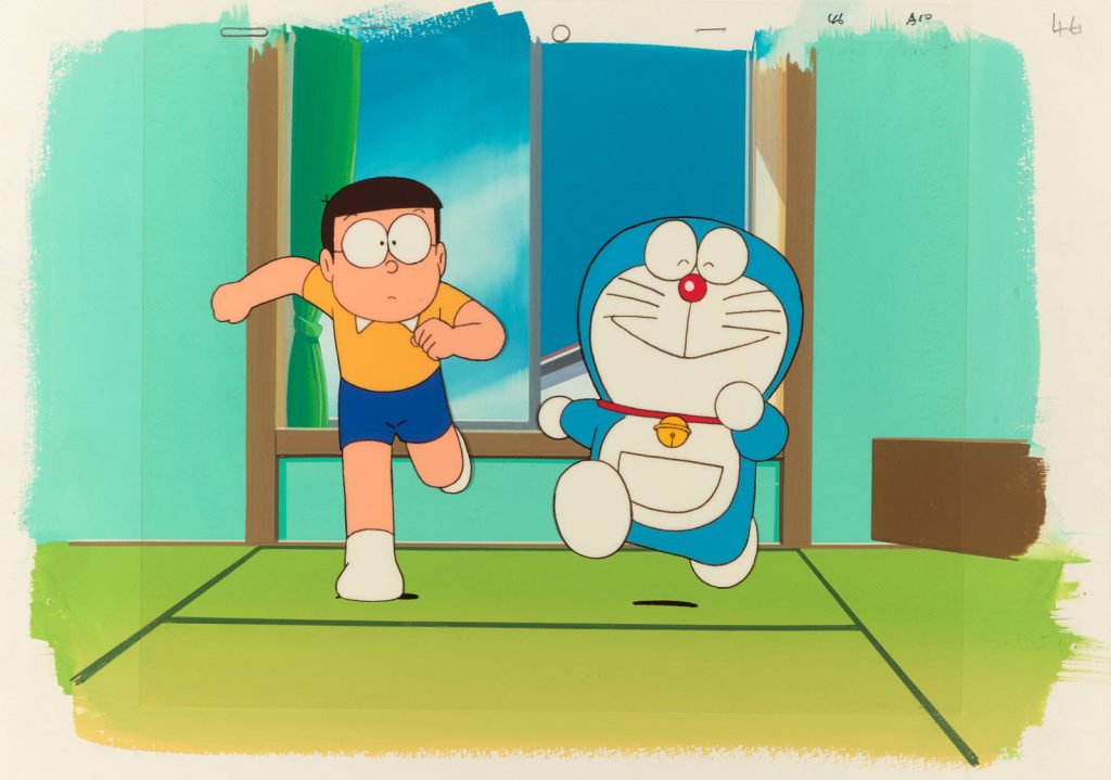 Doraemon, Doraemon and Nobita, Anime Production Cel