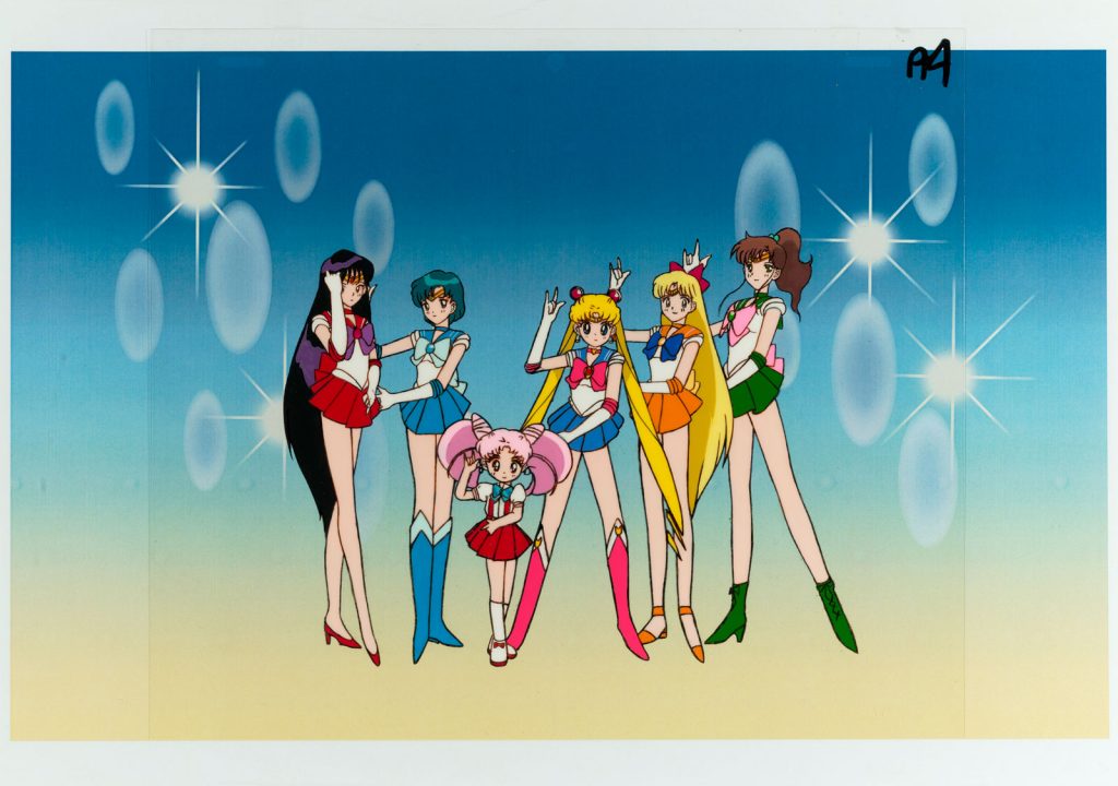 Sailor Moon R, Sailor Scouts, Anime Production Cel