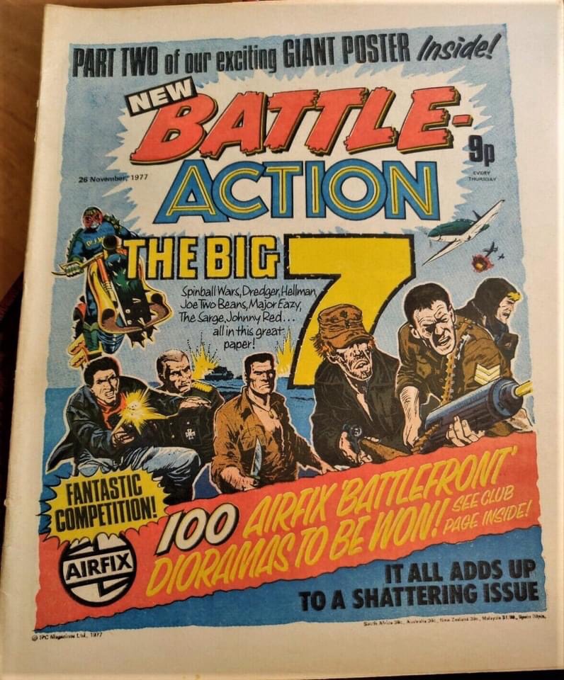 Battle-Action cover dated 26th November 1977