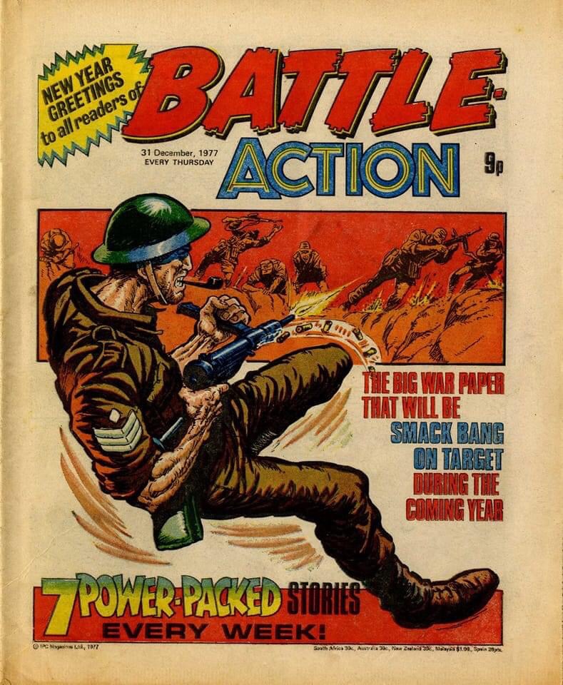 Battle Action cover dated 31st December 1977
