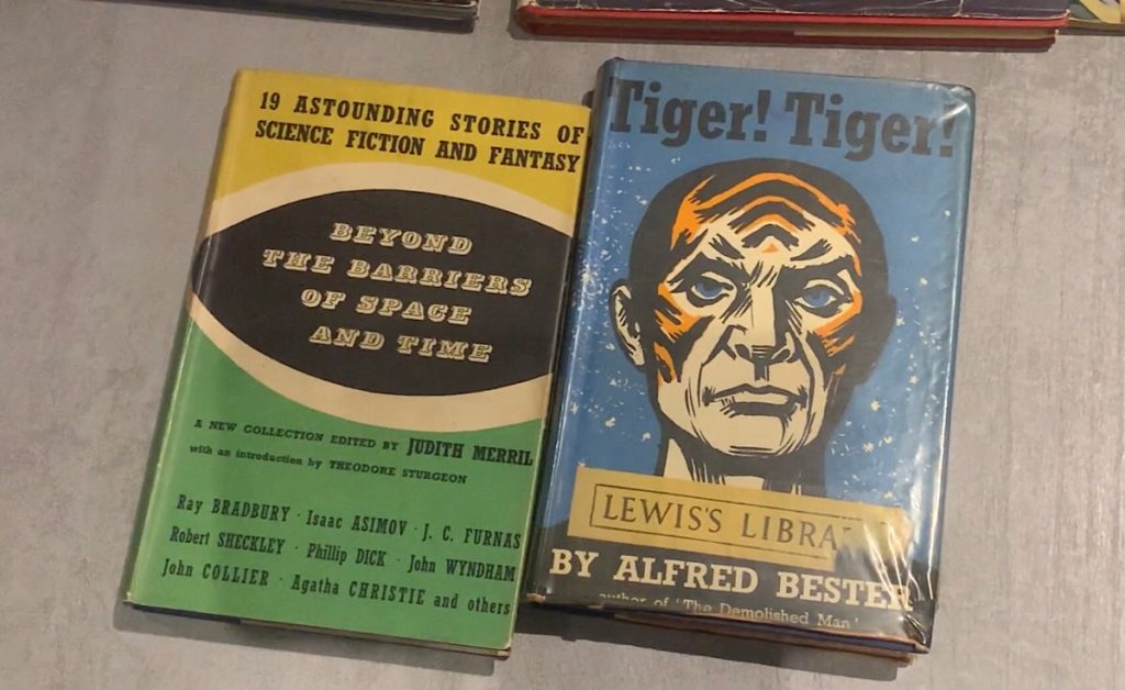 Two titles published by Sidgwick & Jackson before the publisher temporarily withdrew from SF publishing, including Tiger, Tiger (aka The Stars My Destination) by Alfred Bester, an edition released in June 1956, before the US version, making it highly collectable 