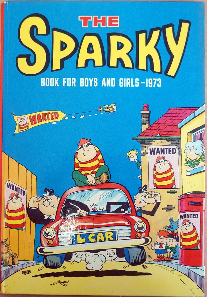 Sparky Annual 1973 - L-Cars Cover