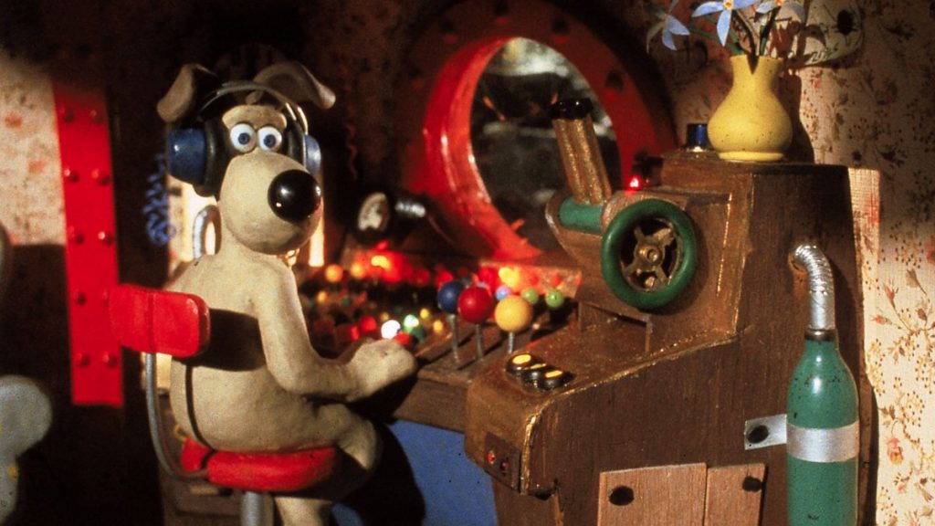 Gromit readies for a trip to the moon in A Grand Day Out (1989) - currently available on BBC iPlayer