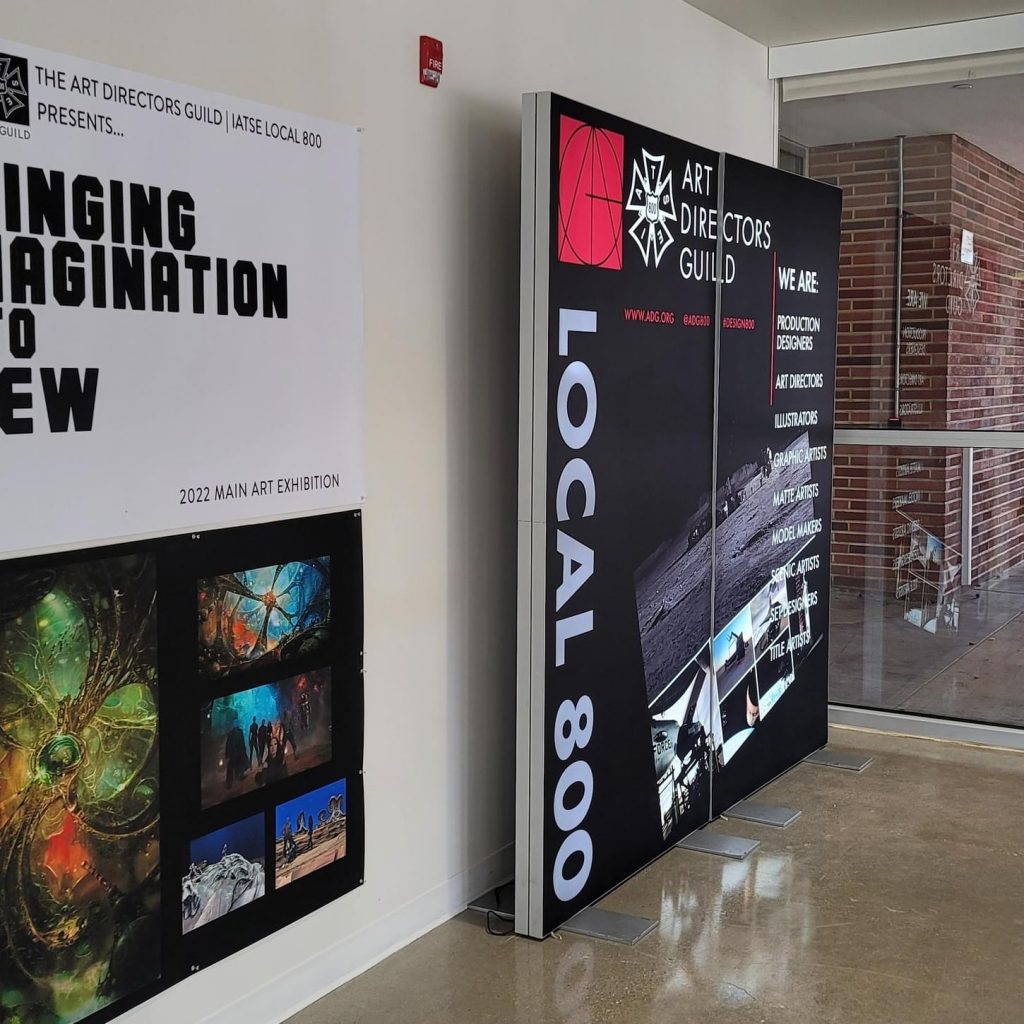 Bringing Imagination Into View exhibition at the VAMA Gallery 2022 | Photo: Art Directors Guild