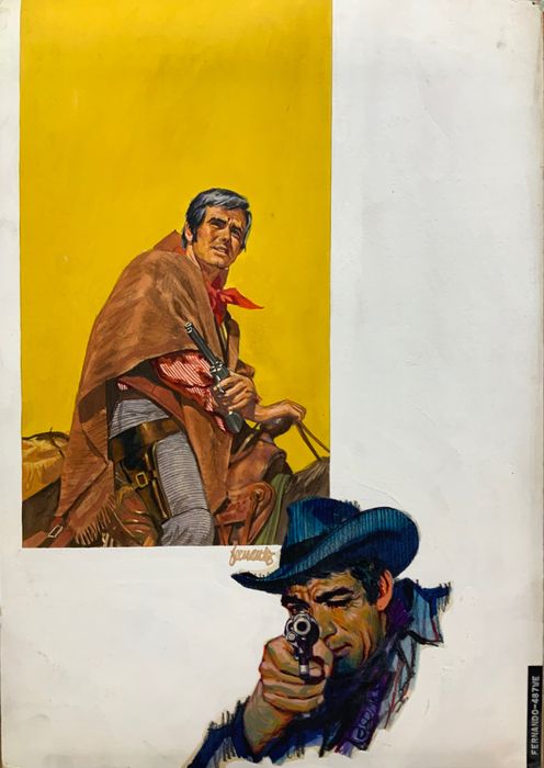 Western cover art by Fernando Fernández