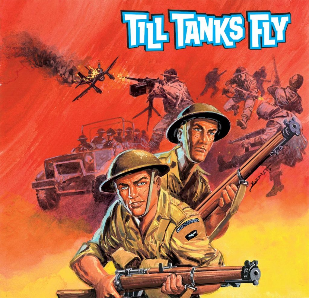 Commando 5513: Action and Adventure: Till Tanks Fly - cover by Manuel Benet - Full