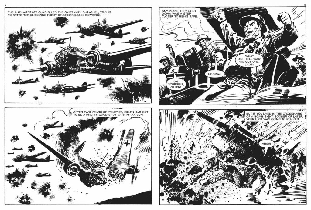 Art from Commando 5513, "Till Tanks Fly" by Manuel Benet