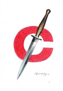 Commando Dagger - art by Ian Kennedy