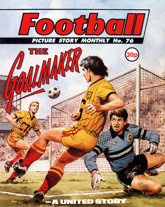 Football Picture Story Monthly 76 - cover by Ian Kennedy