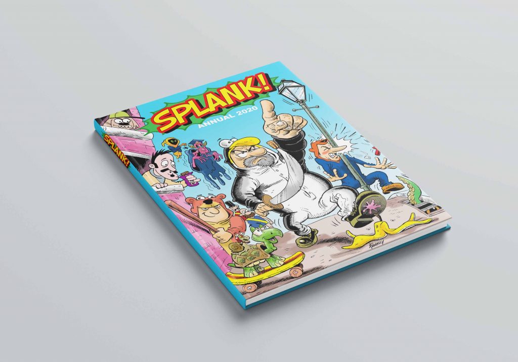 Splank! Issue One Mock Up Cover Visual
